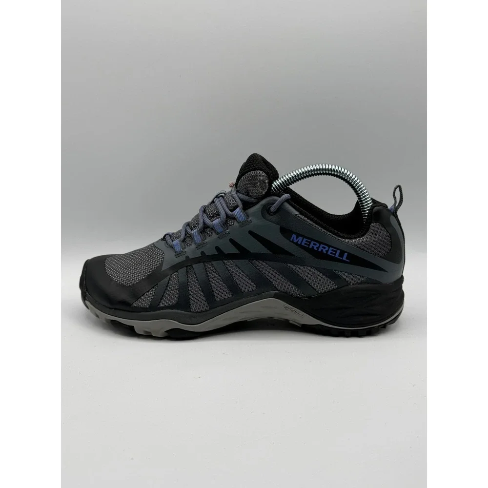 Merrell Siren Edge Q2 Womens Grey Blue Hiking Trail Shoes J41316 Size 8
